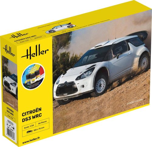 Heller 56758 STARTER KIT Citroen DS3 WRC (1/24)