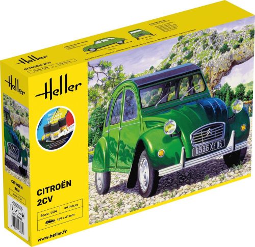 Heller 56765 STARTER KIT Citroen 2 CV (1/24)