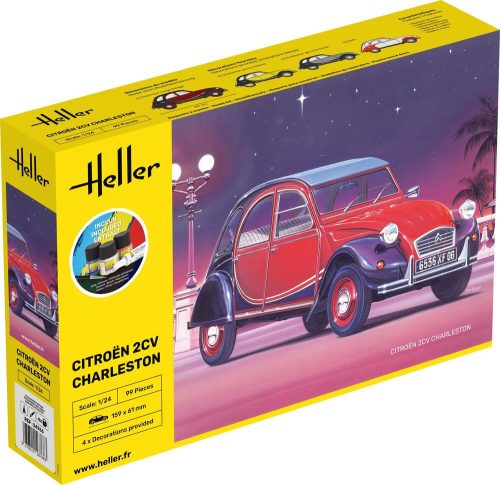 Heller 56766 STARTER KIT Citroen 2CV Charleston (1/24)