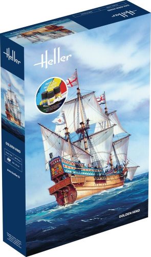 Heller 56829 STARTER KIT Golden Hind (1/96)