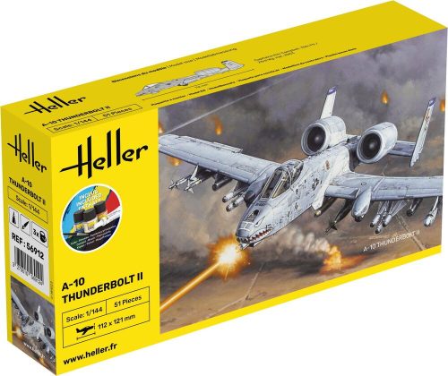 Heller 56912 STARTER KIT A-10 Thunderbolt II (1/144)