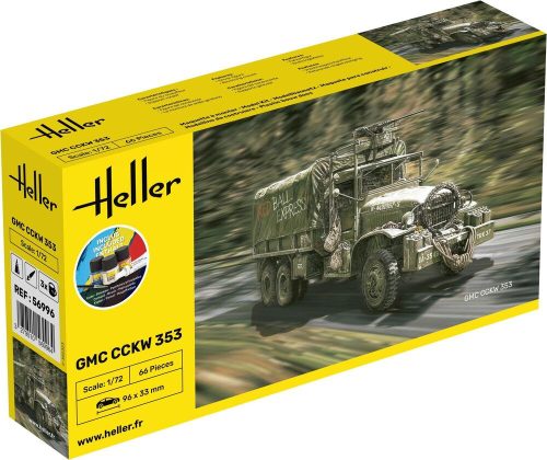 Heller 56996 STARTER KIT GMC CCKW 352 (1/72)