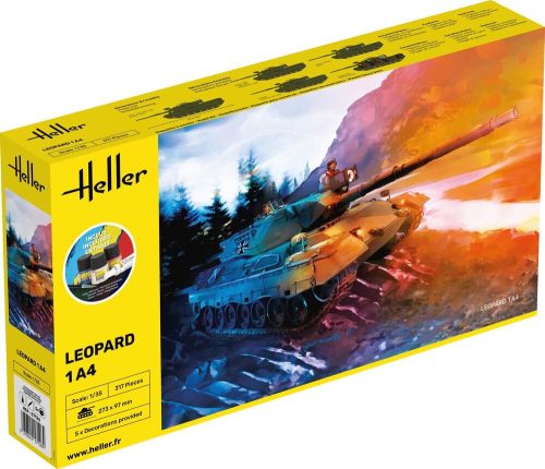 Heller 57126 STARTER KIT Leopard 1A4 (1/35)