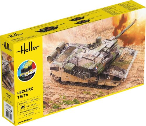 Heller 57142 STARTER KIT Leclerc T5/T6 (1/35)