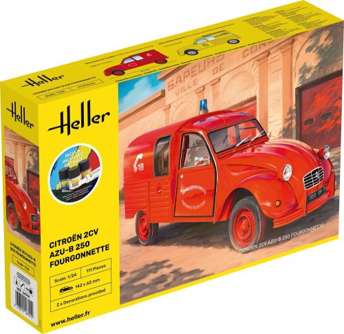 Heller 58701 STARTER KIT Citroen 2CV Fourgonette AK 250 (1/24)