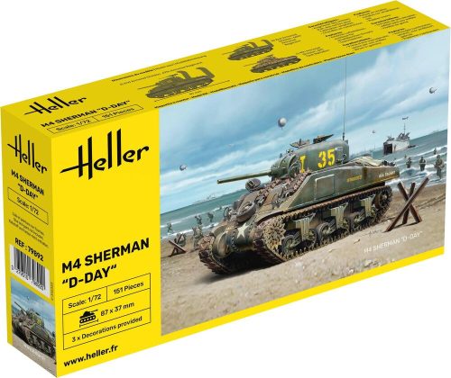 Heller 79892 M4 Sherman D-Day (1/72)