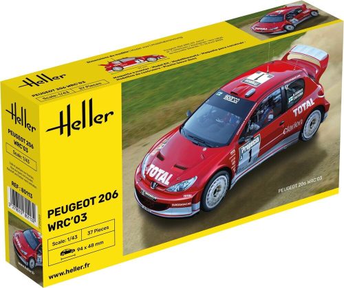 Heller 80113 Peugeot 206 WRC'03 (1/43)