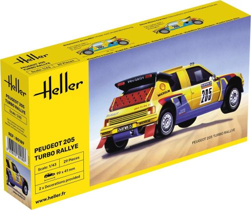 Heller 80189 Peugeot 205 Turbo Rallye (1/43)