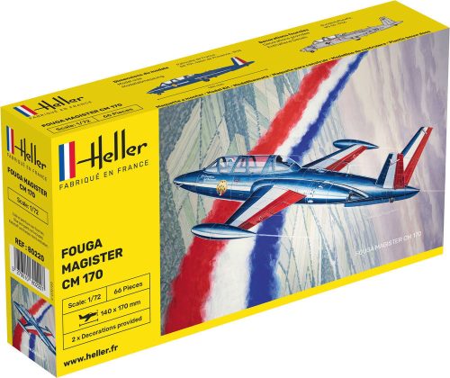 Heller 80220 Fouga Magister CM 170 (1/72)