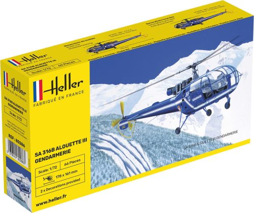 Heller 80286 SA 316 Alouette III Gendarmerie (1/72)