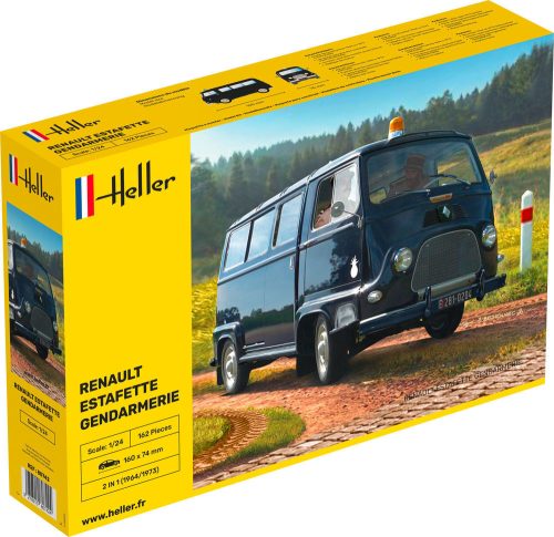 Heller 80742 RENAULT Estafette Gendarmerie New Mould (1/24)