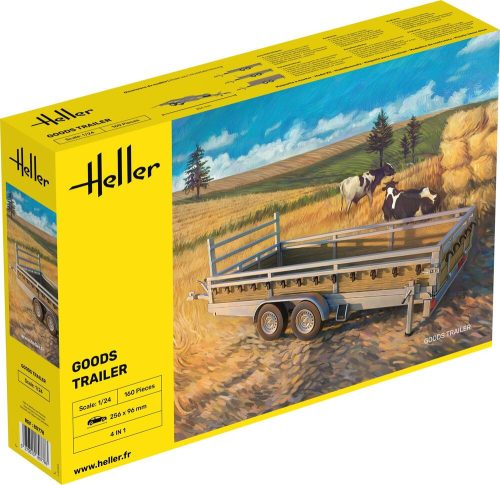 Heller 80778 Goods Trailer (1/24)