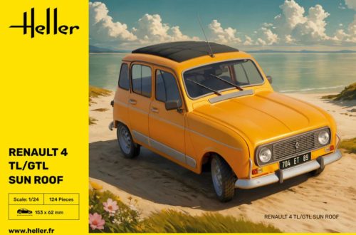 Heller 82704 Renault 4 TL/GTL Sun Roof (1/24)