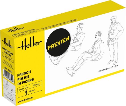 Heller 82751 French Police Officers (1/24)