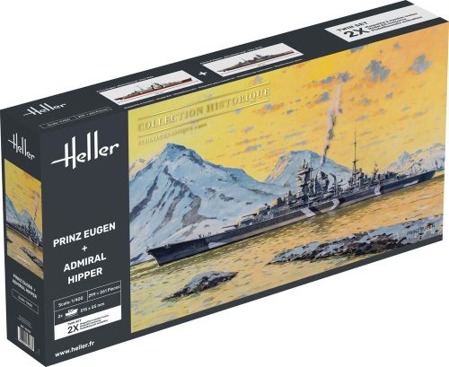 Heller 85083 Prinz Eugen + Admiral Hipper TWINSET (1/400)