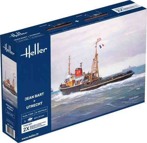 Heller 85602 JEAN BART + UTRECHT Twinset (1/200)