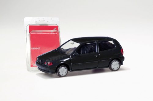 Herpa 012140-006 Minikit: Volkswagen Polo 2-ajtós - fekete színben (H0)