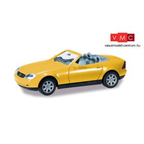 Herpa 012188-005 Minikit: Mercedes-Benz SLK Roadster - sárga (H0)