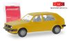 Herpa 012195-008 Minikit: Volkswagen Golf II, 4-ajtós - sárga (H0)