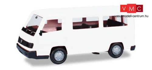 Herpa 012317-004 Minikit: Mercedes Benz 100D busz - fehér (H0)