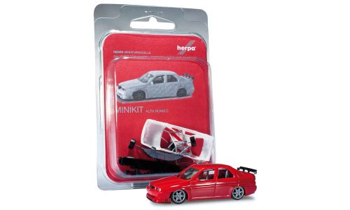 Herpa 012379 Minikit: Alfa Romeo 155 racing car - piros (H0)