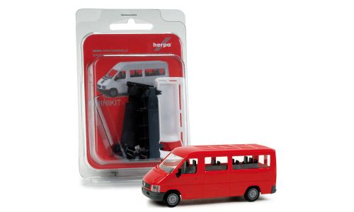 Herpa 012386 Volkswagen Transporter T4 busz - piros (H0) 1:87