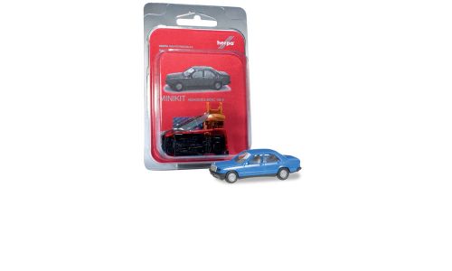 Herpa 012409-003 Minikit: Mercedes-Benz 190 E - traffic blue (H0)
