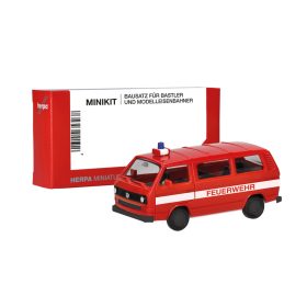   Herpa 012591-002 Minikit: Volkswagen T3 Bus - Feuerwehr (H0) - Építőkészlet