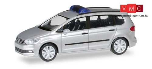 Herpa 013048 Minikit: Volkswagen Touran, kék villogóval - ezüst (H0)