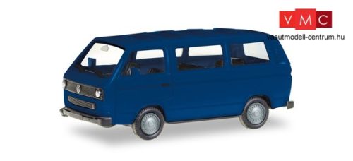 Herpa 013093-002 Minikit: Volkswagen T3 busz, ultramarinkék színben (H0)