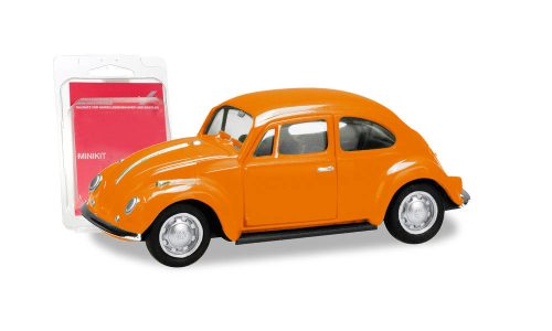 Herpa 013253-002 Minikit: Volkswagen Käfer (bogár) - narancssárga (H0)