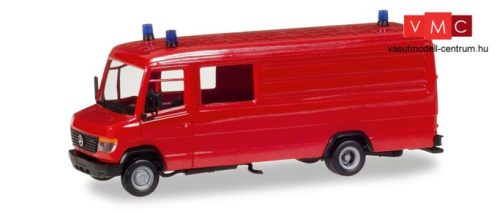 Herpa 013260 Minikit: Mercedes-Benz Vario, dobozos tűzoltóautó, GW-A/S, piros (H0)