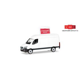Herpa 013475 Minikit: Mercedes-Benz Sprinter 2018 HD, dobozos, fehér (H0)