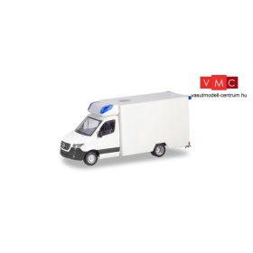 Herpa 013710 Minikit: Mercedes-Benz Sprinter 2018 Fahrtec RTW mentő, fehér - felirat nélkül