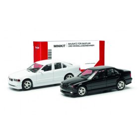   Herpa 013925 Minikit: BMW 3-as sorozat E36 AC Schnitzer, 2 db (fehér/fekete) (H0) - Építőkészlet