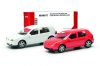 Herpa 013956 Minikit: Volkswagen Golf IV, 4-ajtós, 2 db (piros/fehér) (H0) - Építőkészlet