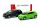 Herpa 013970 Minikit: Seat Leon, 2 db (fekete/zöld) (H0) - Építőkészlet