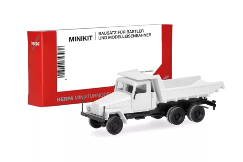 Herpa 014175 Minikit: IFA G5 3 tengelyes billencs (H0) - Építőkészlet