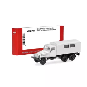   Herpa 014199 Minikit: IFA G5 dobozos (ablakos) teherautó (H0) - Építőkészlet