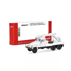   Herpa 014205 Minikit: IFA G5 autódaru, fehér (H0) - Építőkészlet