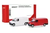 Herpa 014229-002 Minikit: Mercedes-Benz Vito dobozos 2010, 2 db - piros és fehér (H0) - Építőkészlet