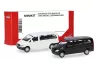 Herpa 014236-002 Minikit: Mercedes-Benz Vito busz 2002, 2 db - fekete és fehér (H0) - Építőkészlet