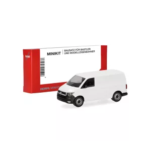   Herpa 014267 Minikit: Volkswagen Transporter T6.1, dobozos, fehér (2 db) (H0) - Építőkészlet