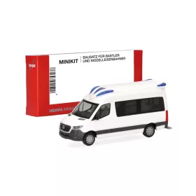   Herpa 014274 Minikit: Mercedes-Benz Sprinter 18 RTW Delfis mentőautó (H0) - Építőkészlet