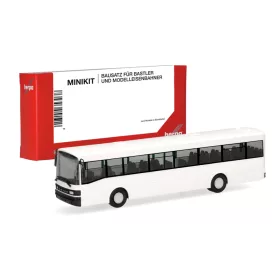   Herpa 014304 Minikit: Setra 215 SL autóbusz, fehér (H0) - Építőkészlet
