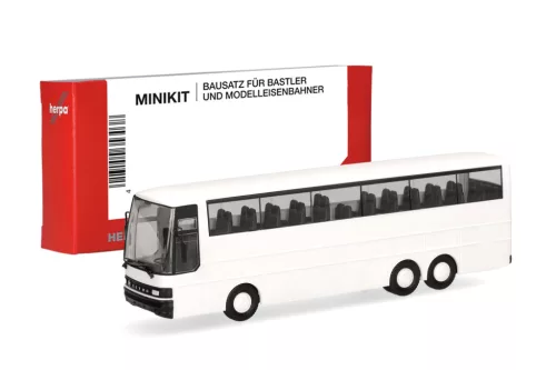 Herpa 014328 Minikit: Setra 215 HDH autóbusz, fehér (H0) - Építőkészlet