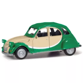 Herpa 020817-007 Citroen 2 CV Charleston, zöld/bézs (H0)