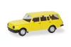 Herpa 024266-004 Wartburg 353 1985 Tourist, citromsárga (H0)