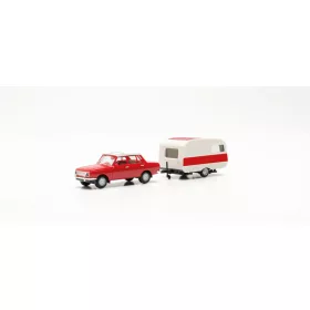 Herpa 028585 Wartburg 353 1982 Limousine, lakókocsival (H0)