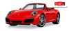 Herpa 028844 Porsche 911 Carrera 2 Cabrio, piros (H0)